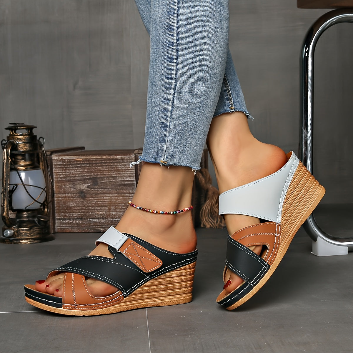 Sofia | Women's Wedge Slides