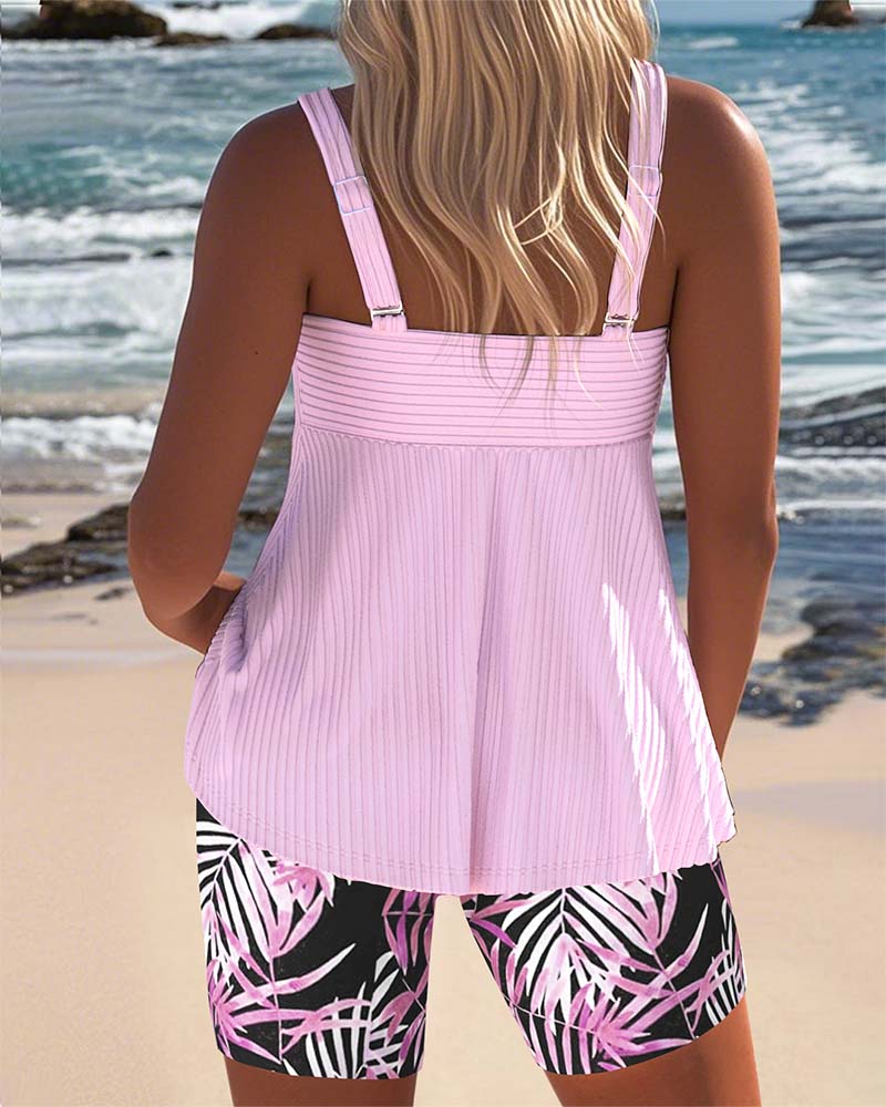 Beverly | Women's Tummy Control Printed Tankini