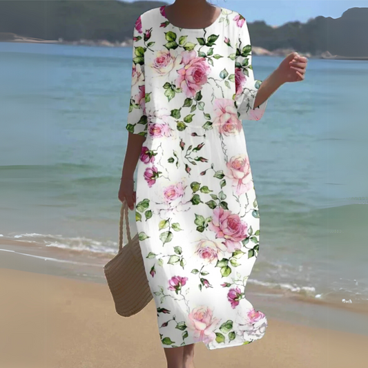 Natalie | Womenâs Chic Floral Dress