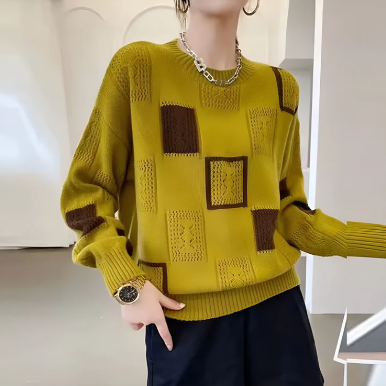 Colleen | Patchwork Sweater