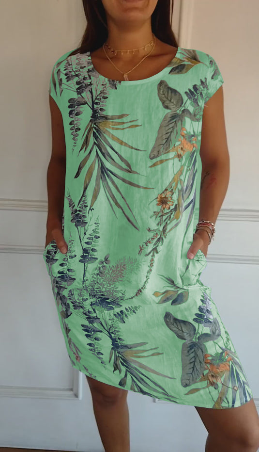 Ava | Comfortable Dress with Round Neck