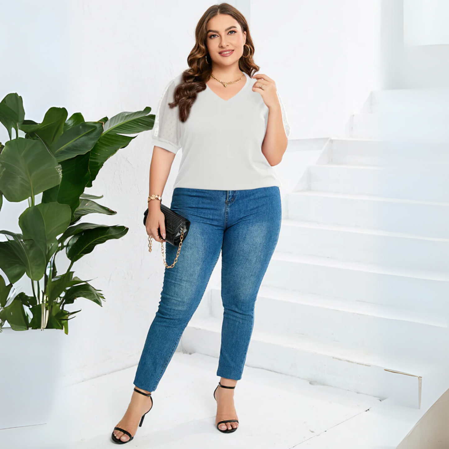 Erin | Refined V-Neck Top
