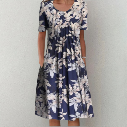 Alexis | Stylish and Everyday Floral Dress with Pockets