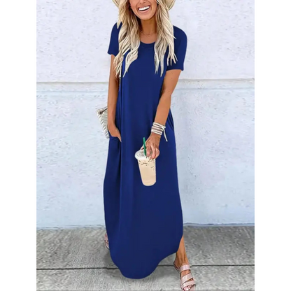 Harper | Everyday Summer Round Neck Maxi Dress