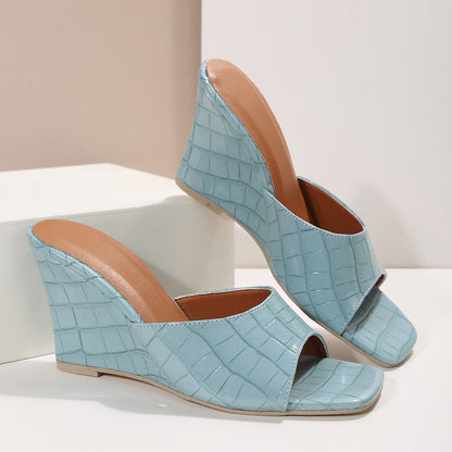 Tricia | Women's Leather Wedge Cushioned Shoes