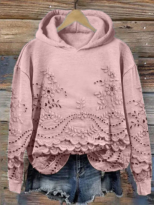 Josephine | Trendy Floral Hoodie