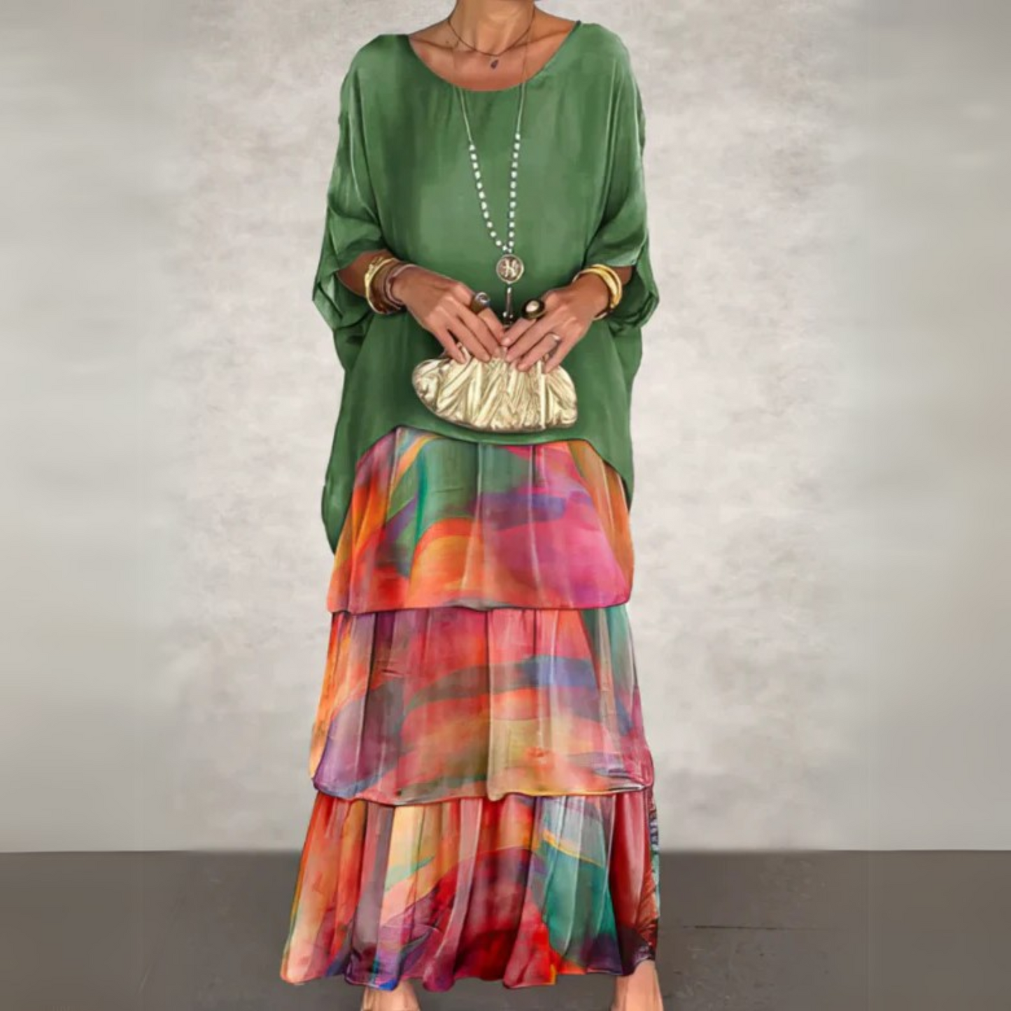 Brianna | Refined Long Flowing Dress