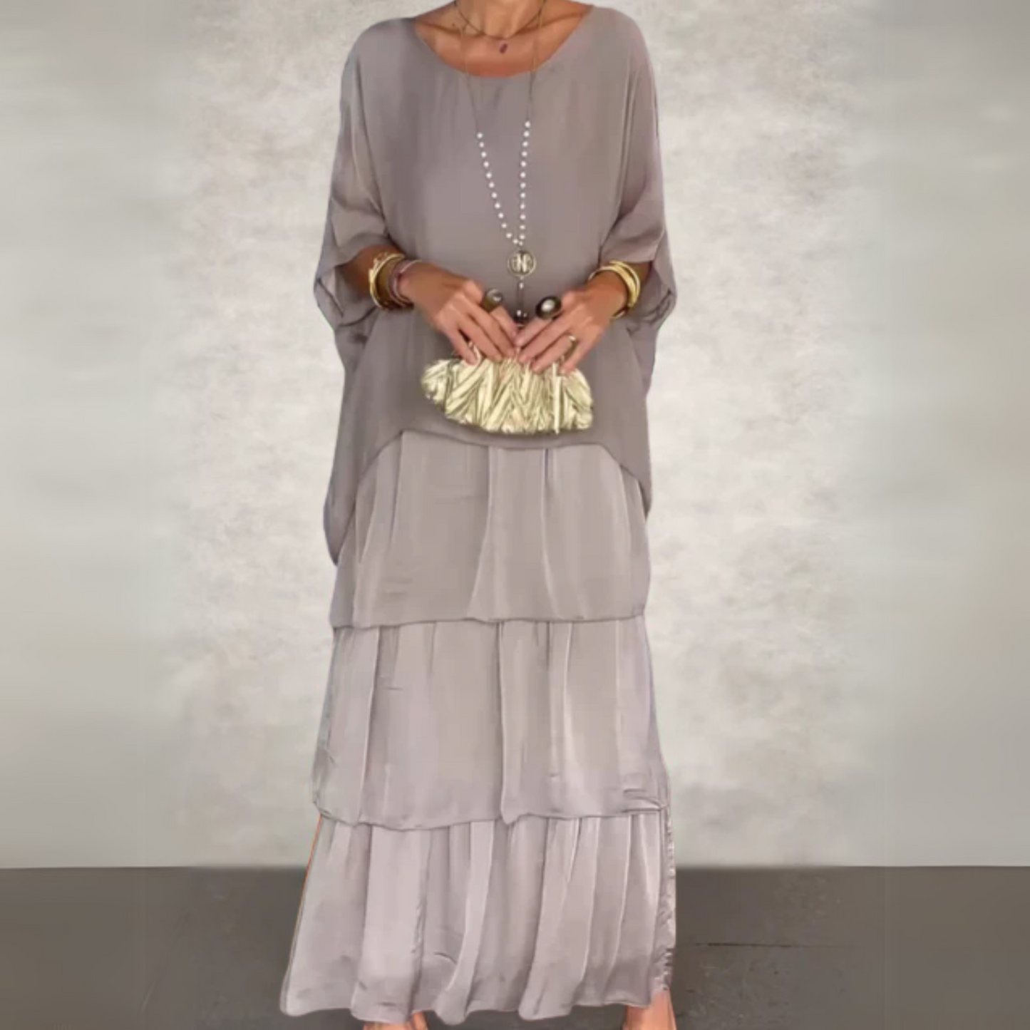 Brianna | Refined Long Flowing Dress