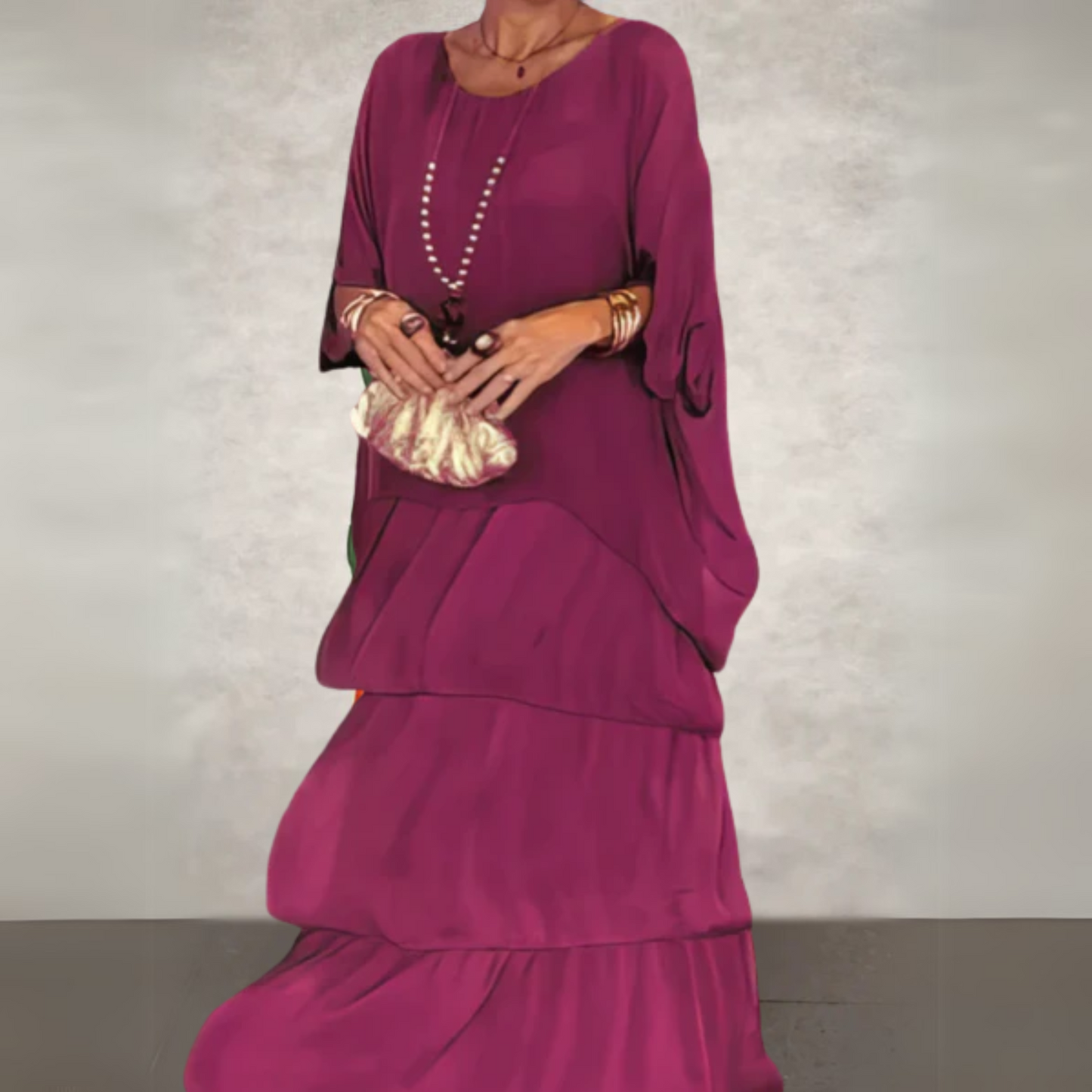 Brianna | Refined Long Flowing Dress