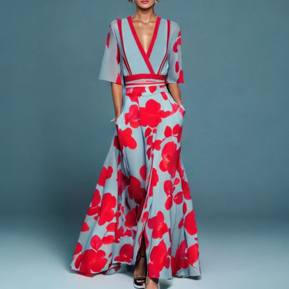 Elise | Floral Wrap Dress