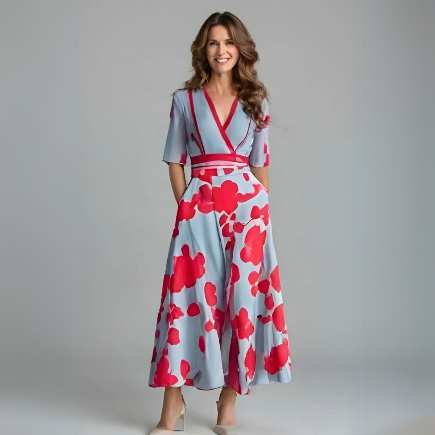 Elise | Floral Wrap Dress