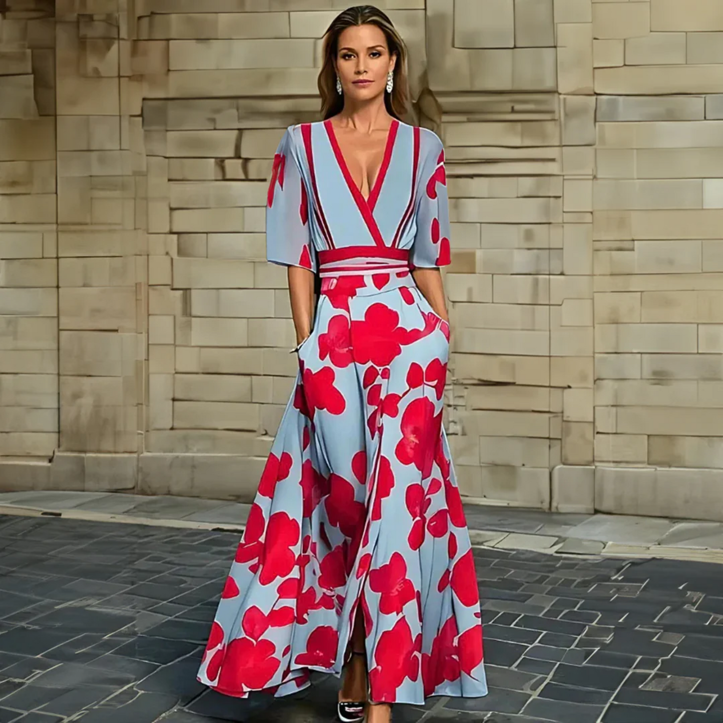 Elise | Floral Wrap Dress