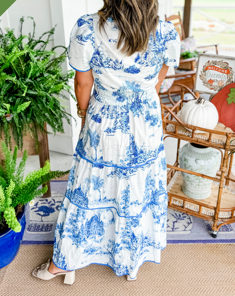 Riley | Classic Toile Maxi