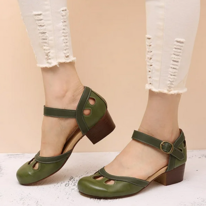 Shelby | Cozy Low-Heeled Sandals