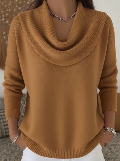 Deborah | Chic Cowl Collar Sweater
