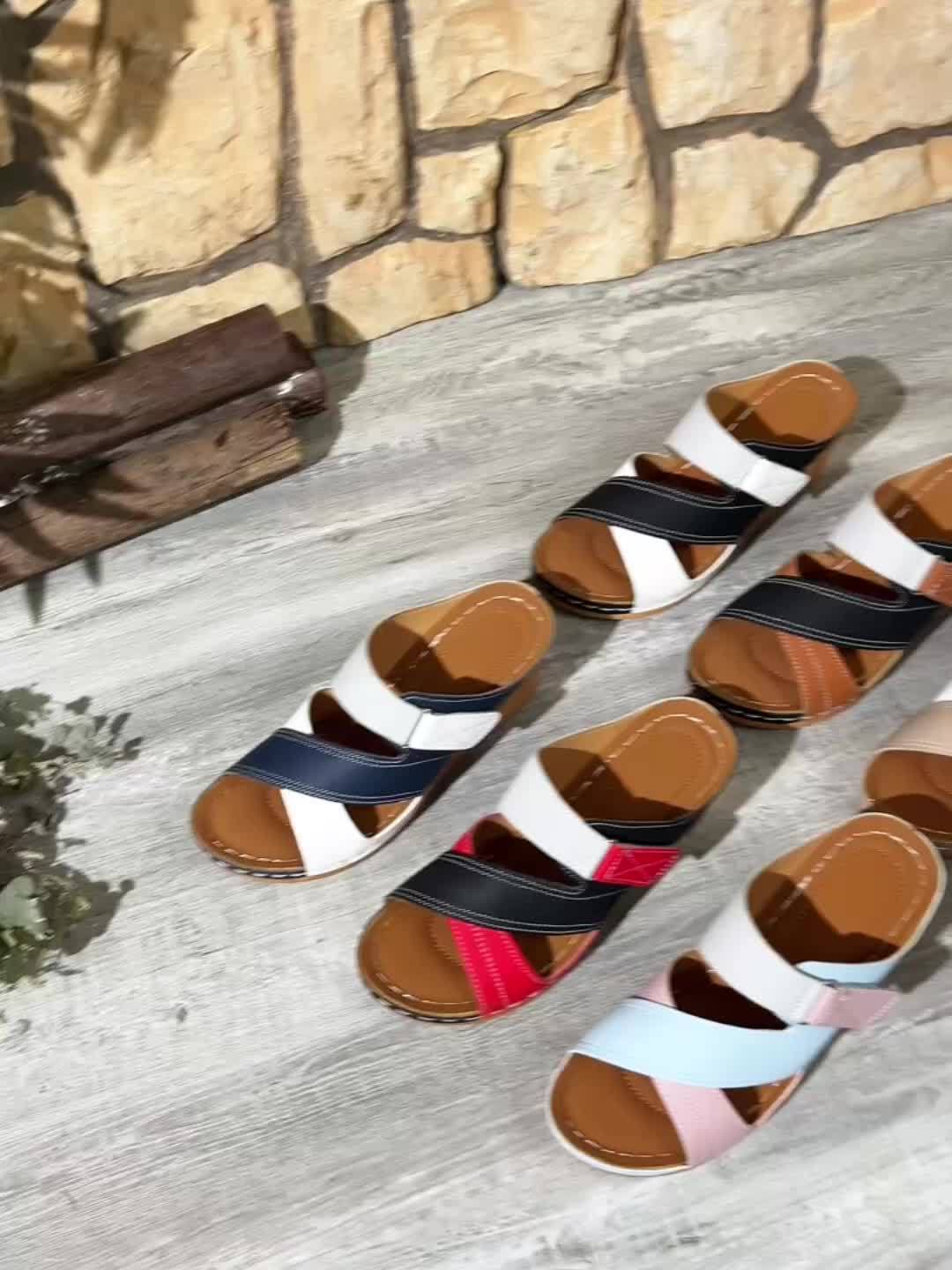 Sofia | Women's Wedge Slides