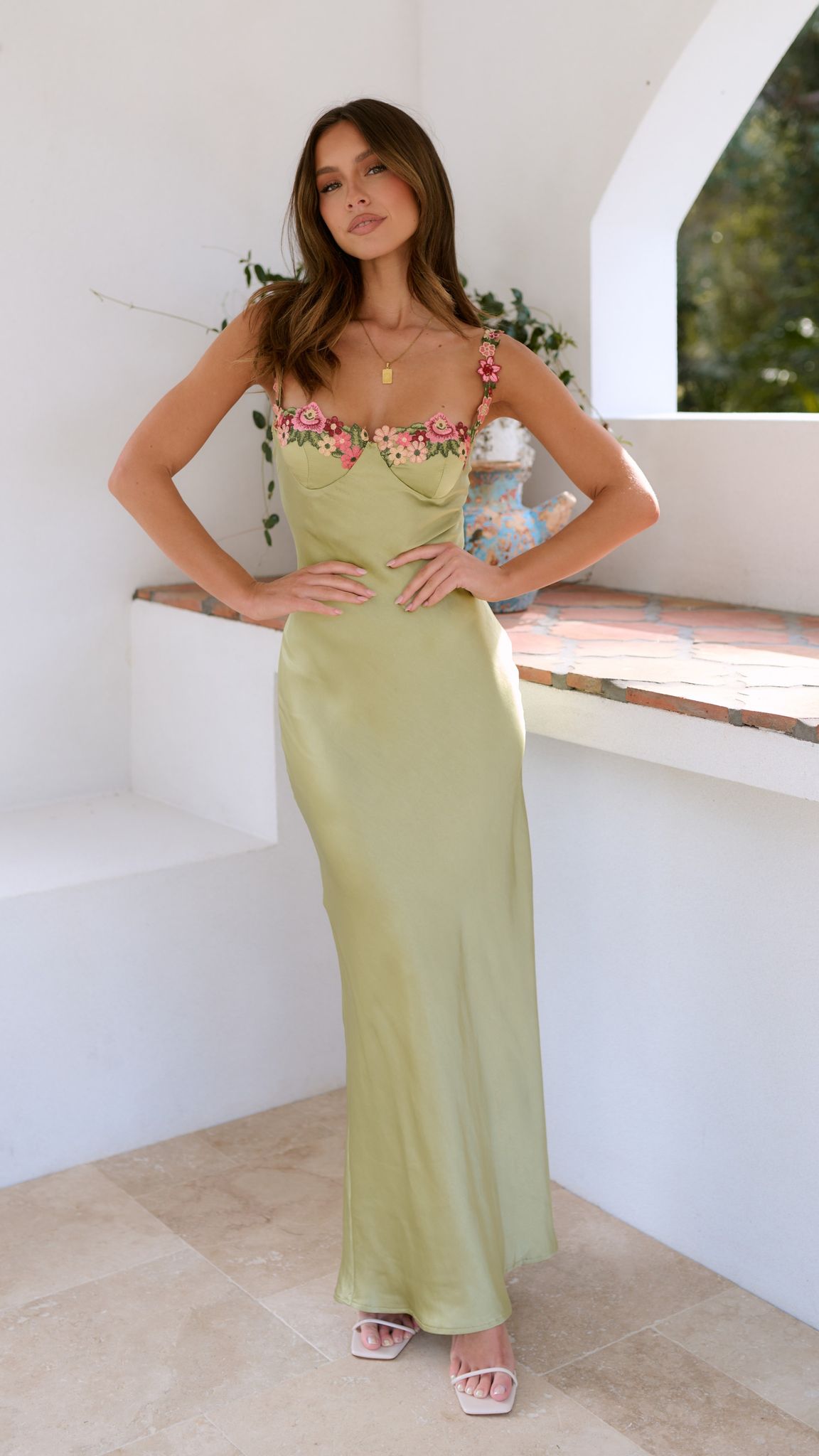 Wren | Women's Wedding Guest Embellished Dress Evening