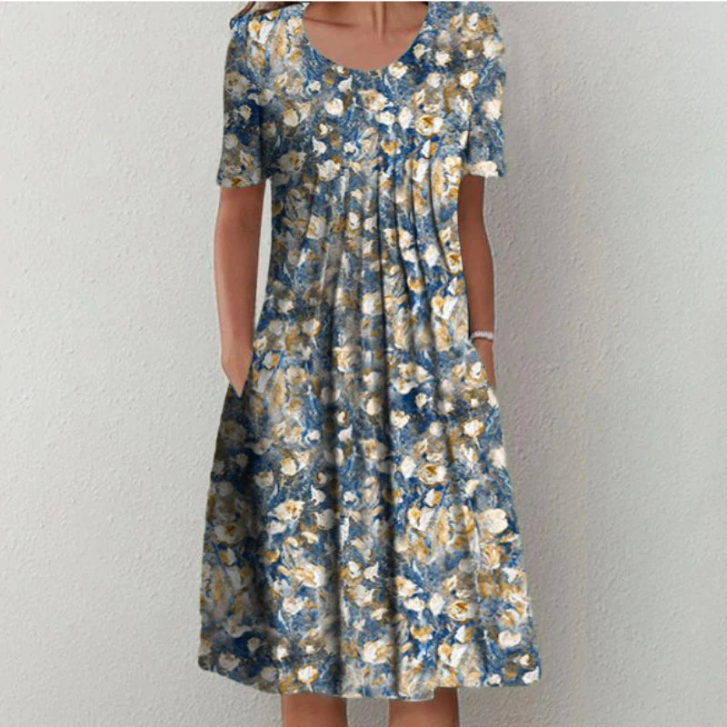 Alexis | Stylish and Everyday Floral Dress with Pockets