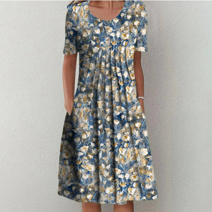 Alexis | Stylish and Everyday Floral Dress with Pockets