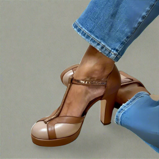 Ava | Refined and Comfortable Heeled Sandals