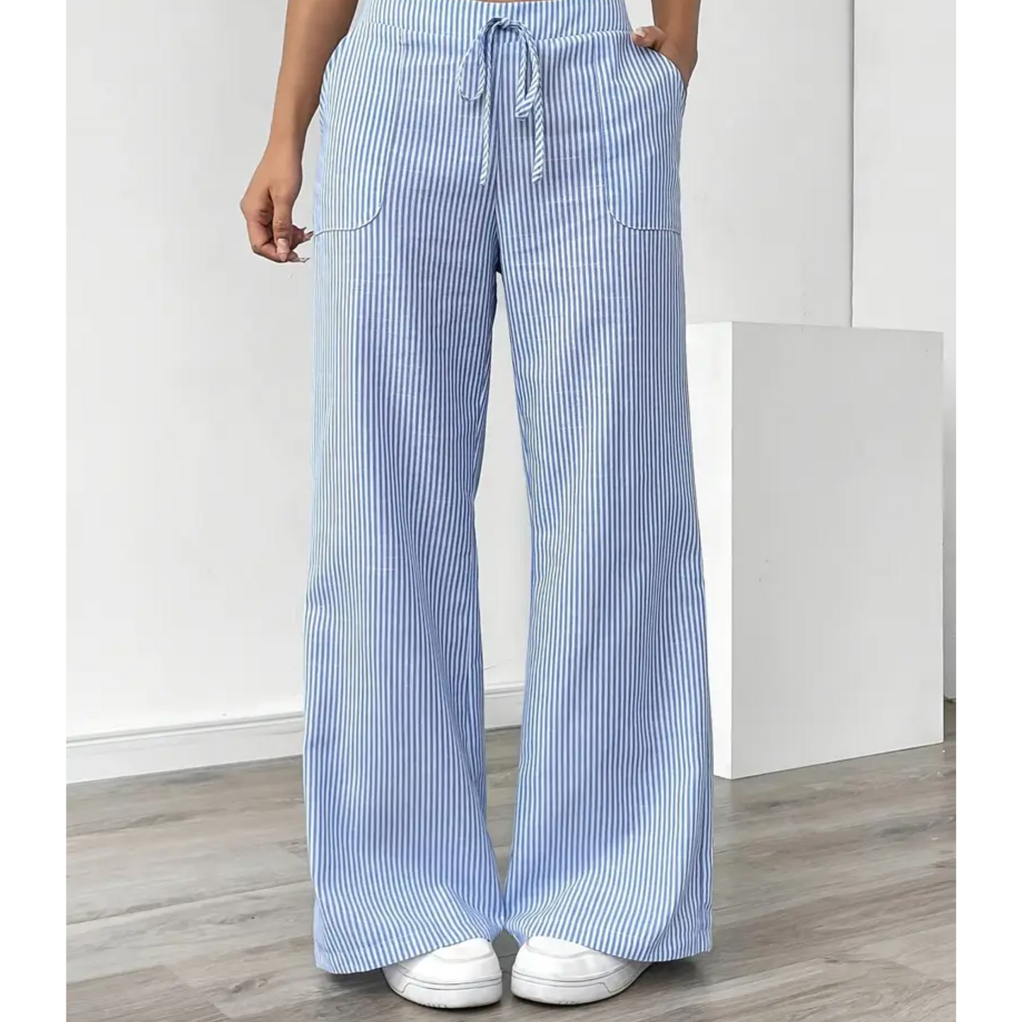Amber™ | Striped Pant With Pockets
