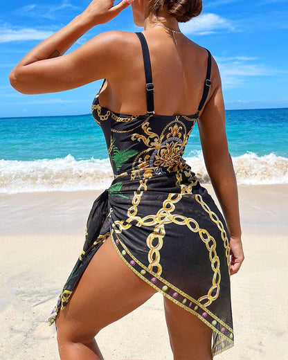 Martha | Women's Tummy Control Push Up Swimsuit for Beach