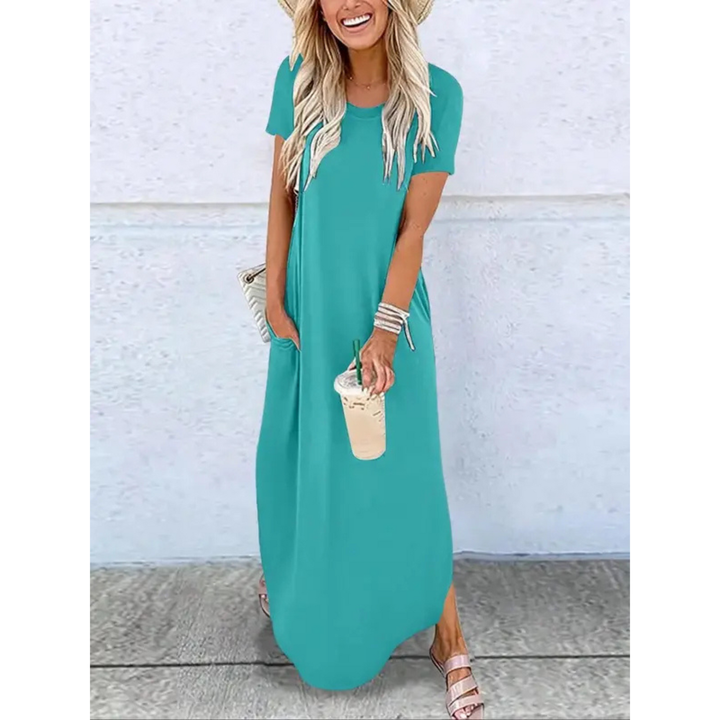 Harper | Everyday Summer Round Neck Maxi Dress