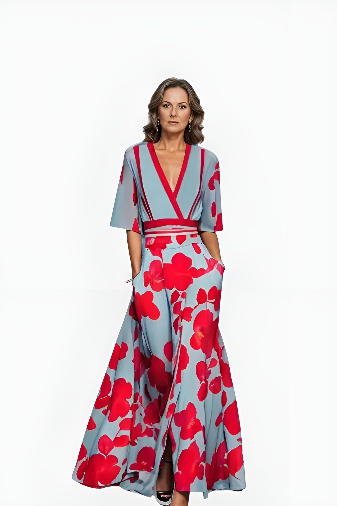 Elise | Floral Wrap Dress