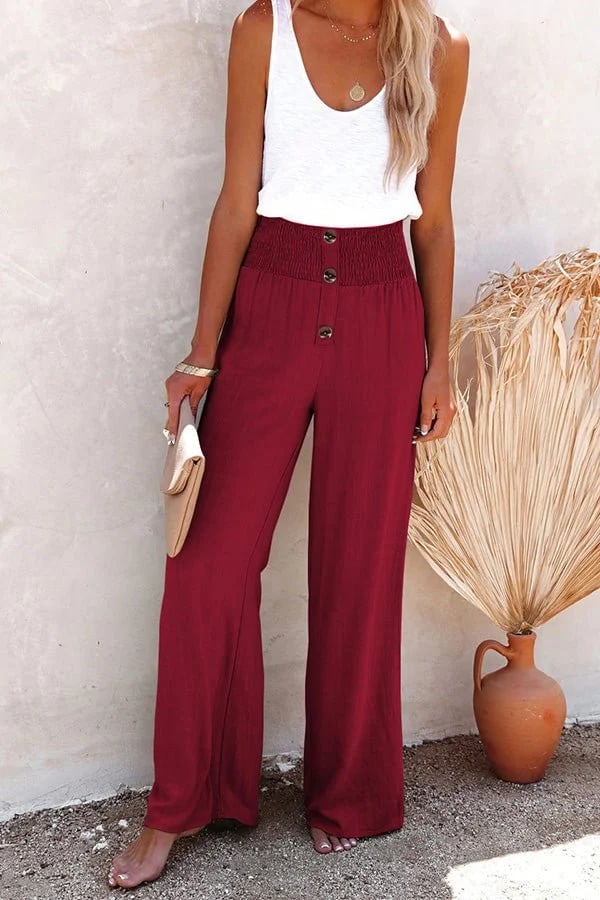 Claire | Cozy High-Waisted Trousers