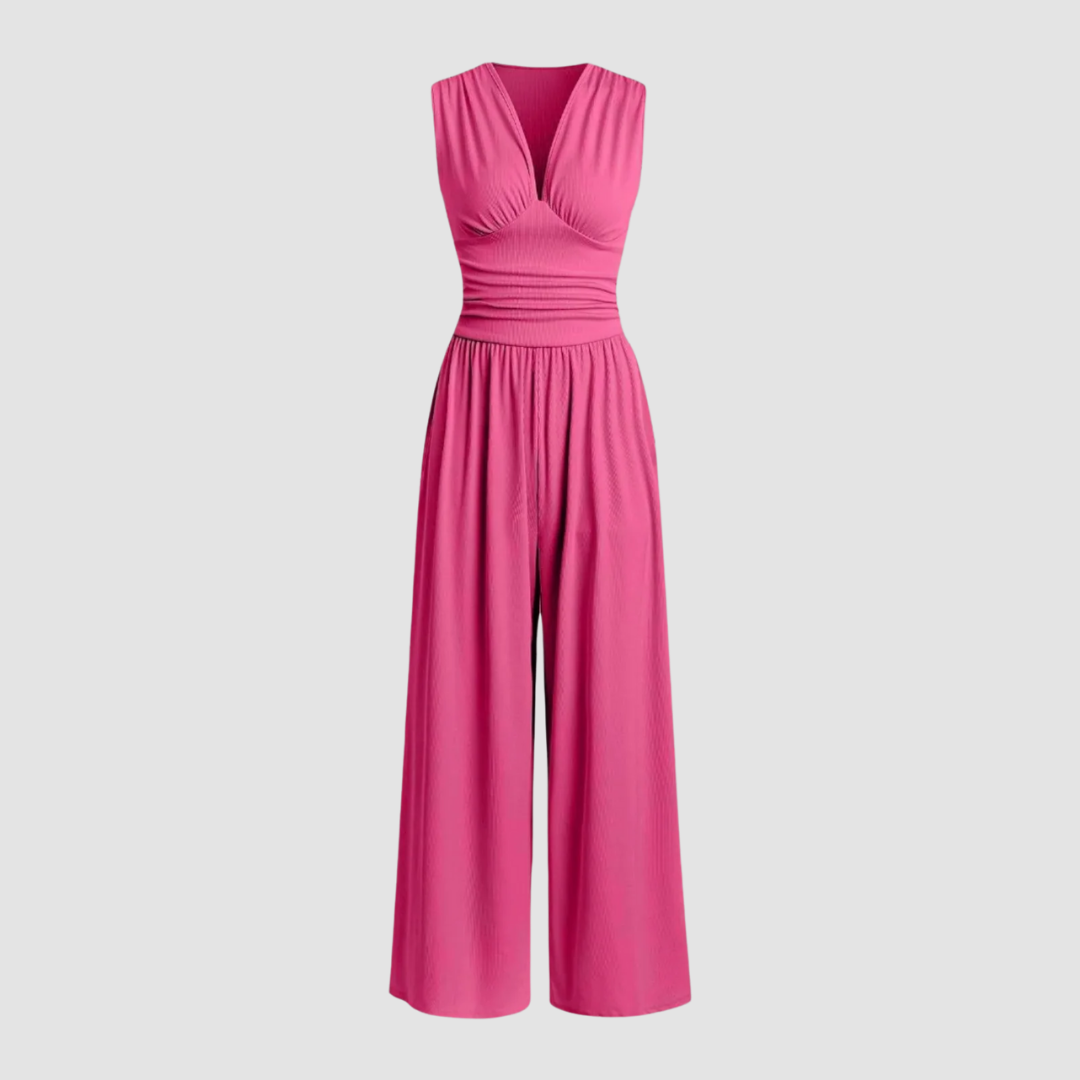 Bella | Stretch Comfort Wide-Leg Jumpsuit