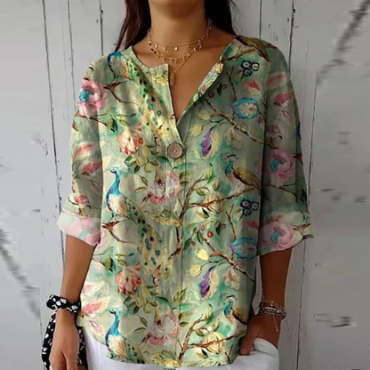 Ava | Trendy Floral Print Blouse