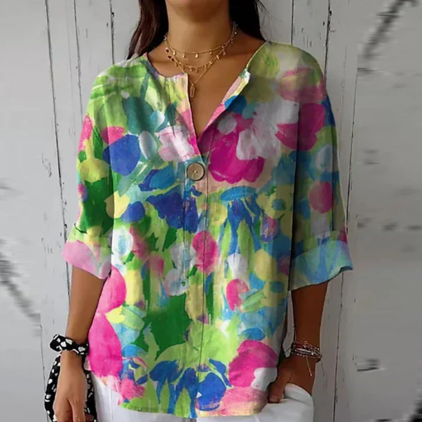 Ava | Trendy Floral Print Blouse
