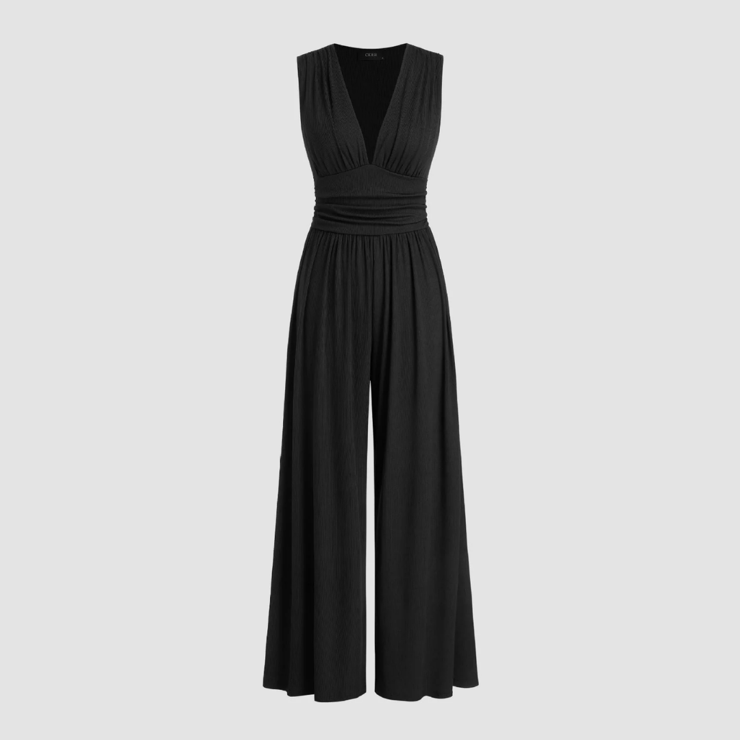 Bella | Stretch Comfort Wide-Leg Jumpsuit