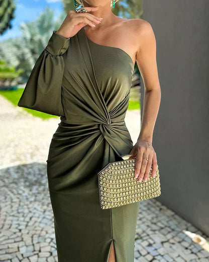 Sandra | Women's Wedding Guest Pleated Dress