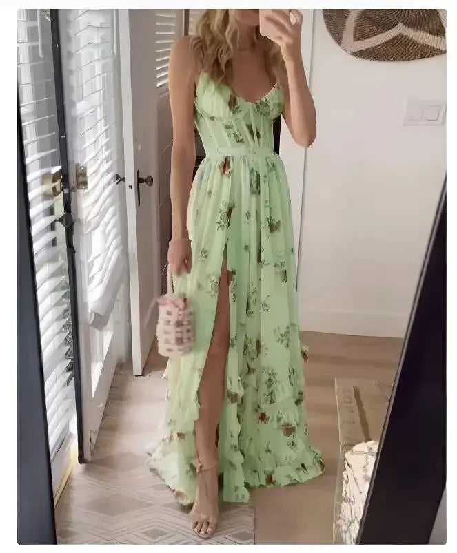 Paige | Women's Wedding Guest Botanical Dress