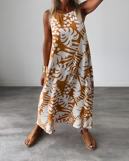 Gianna | Women's No-Sleeve Draped Refined Dress Evening