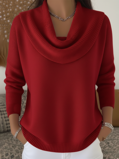 Deborah | Chic Cowl Collar Sweater