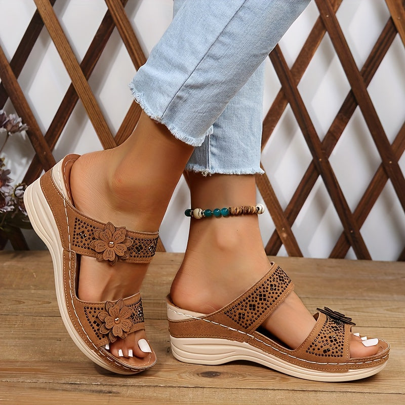 Monica | Women's Wedge Slides