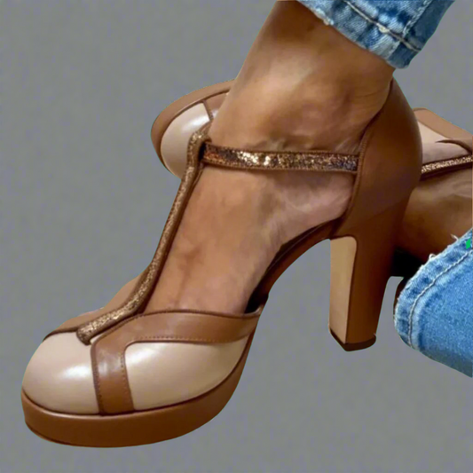 Ava | Refined and Comfortable Heeled Sandals