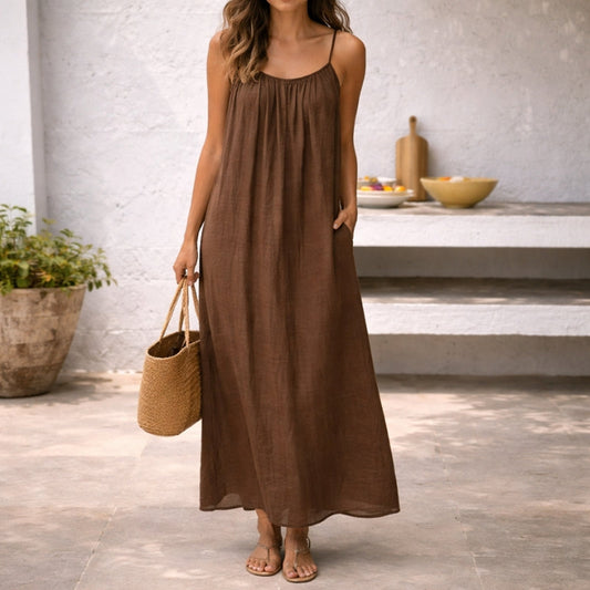 Cora | Women's Maxi Dress Spaghetti Strap Sundress