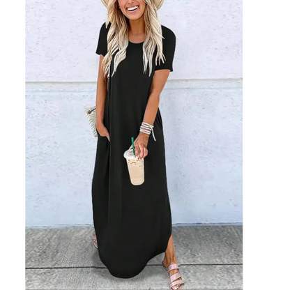 Harper | Everyday Summer Round Neck Maxi Dress