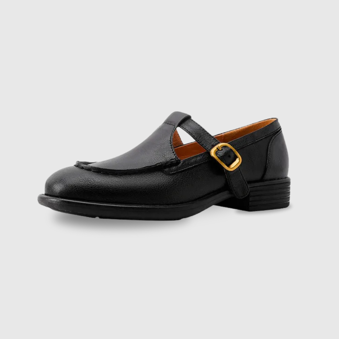 Hailey | Women's Vintage T-Strap Mary Jane Shoes Round Toe Low Heel
