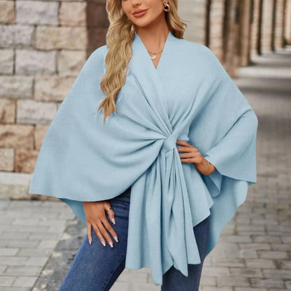 Aubrey | Refined Draped Poncho