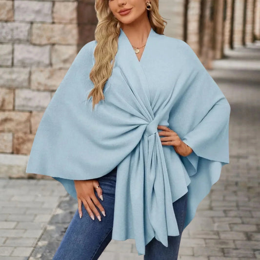 Aubrey | Refined Draped Poncho