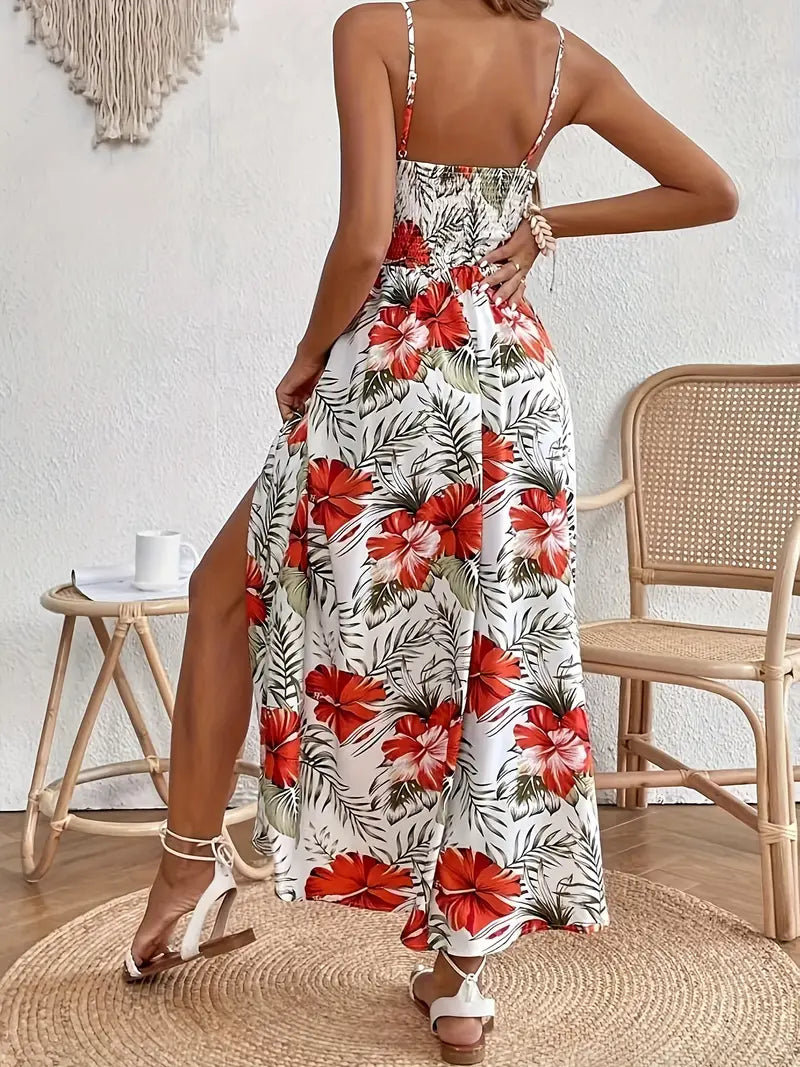 Mila | Women's Wedding Guest Botanical Mid-Length Dress Summer 2026