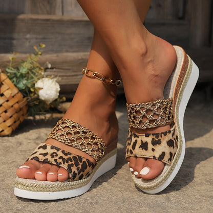 Stella | Women's Woven Wedge Sandals