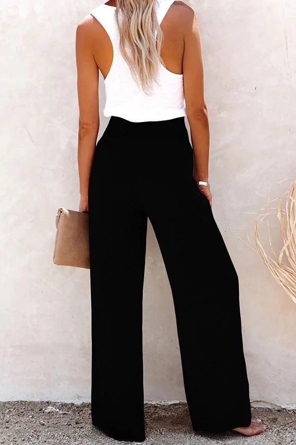 Claire | Cozy High-Waisted Trousers