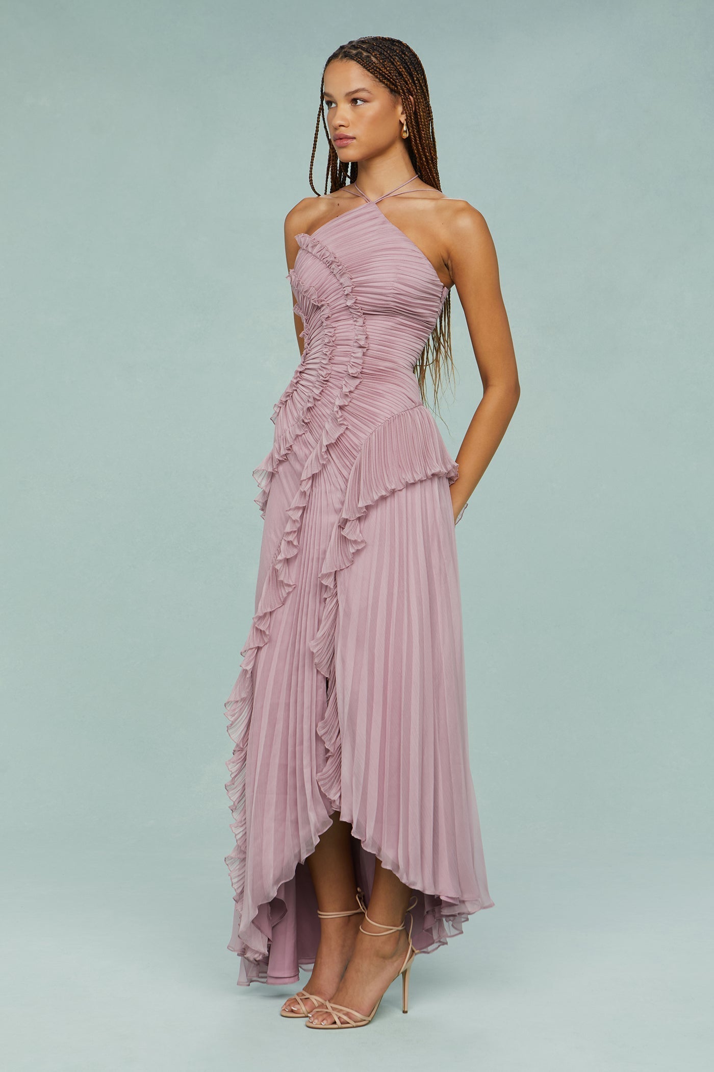 Taylor | Refined Halter Dress