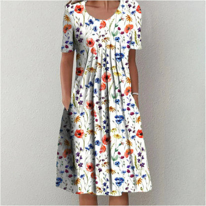 Alexis | Stylish and Everyday Floral Dress with Pockets