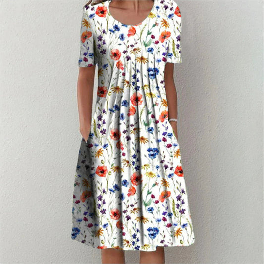 Alexis | Stylish and Everyday Floral Dress with Pockets